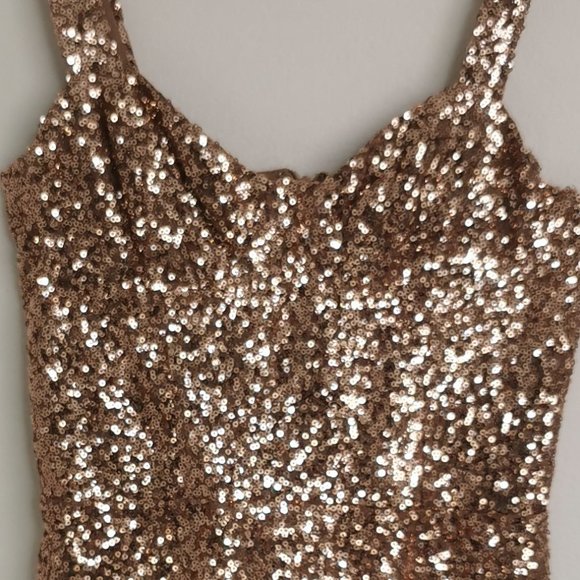 Sequined Xs cocktail dress - Picture 2 of 2